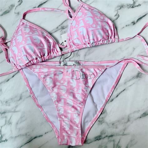 roze dior bikini|dior swimwear for women.